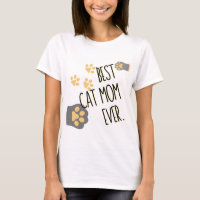 Motif Paw Jaune Meilleur Chat Maman Jamais