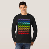 T-shirt Motif Rainbow Dachshund (Devant entier)