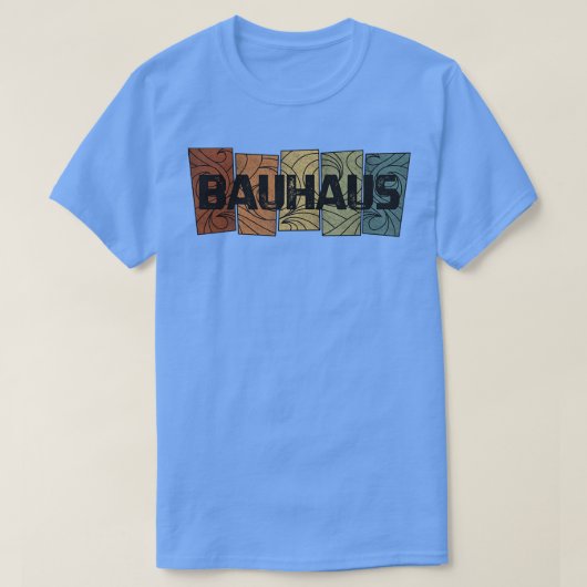 T-shirt Motif rétro de Bauhaus (Design devant)