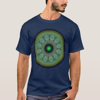 T-shirt Motif rond fractal oriental