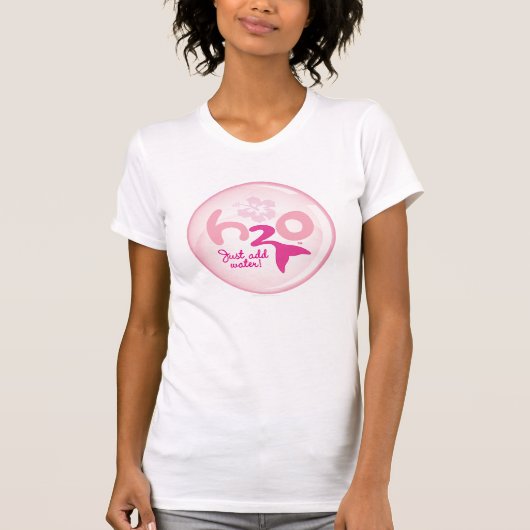 T-shirt Motif rose de sirène (Devant)