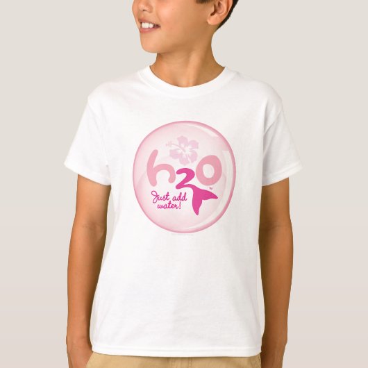 T-shirt Motif rose de sirène (Devant)