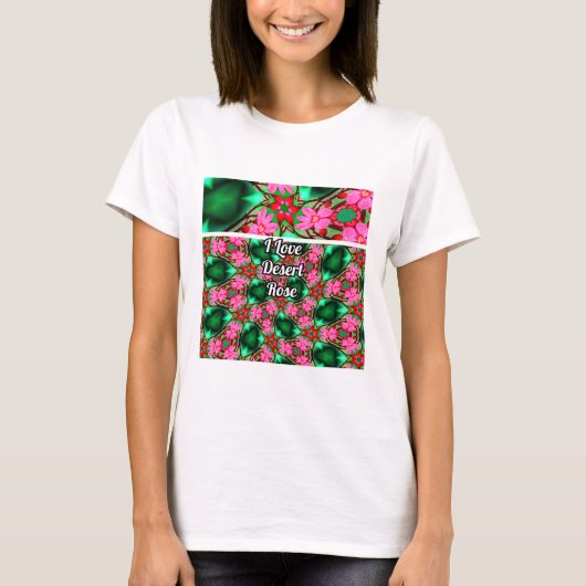T-shirt Motif Rose du désert (Devant)