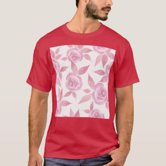 T-shirt Motif Rose rose victorien