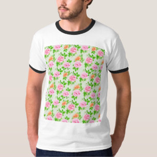 T-shirt Motif Roses Roses Fleurs