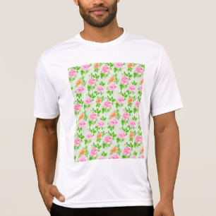 T-shirt Motif Roses Roses Fleurs