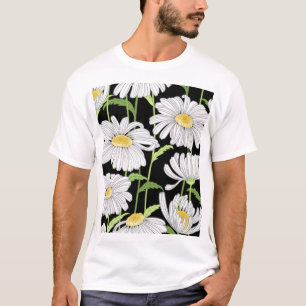T-shirt Motif sans couture avec des fleurs d'été.