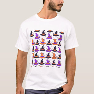 T-shirt Motif sans couture de chapeau de sorcière Art Hall