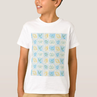 T-shirt Motif sans couture de style Amalfi décoratif
