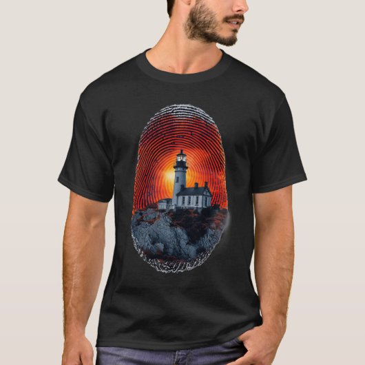 T-shirt Motif Surreal Lighthouse (Devant)