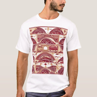 T-shirt Motif textile traditionnel japonais 0004