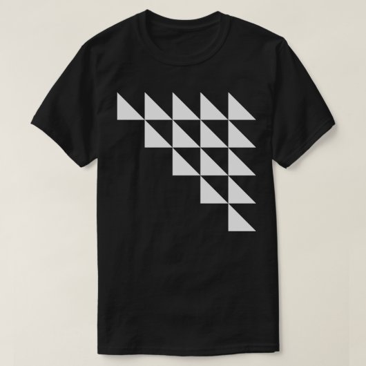 T-shirt motif triangles (Design devant)