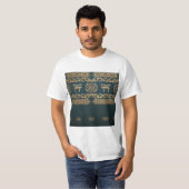 T-shirt motif tribal africain ethnique (Devant entier)