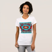 T-shirt Motif tribal ethnique du sud-ouest.   (Devant entier)