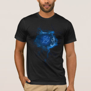 T-shirt Motif vintage avec le monogramme S