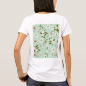 T-shirt Motif vintage de fleurs de printemps (Dos)