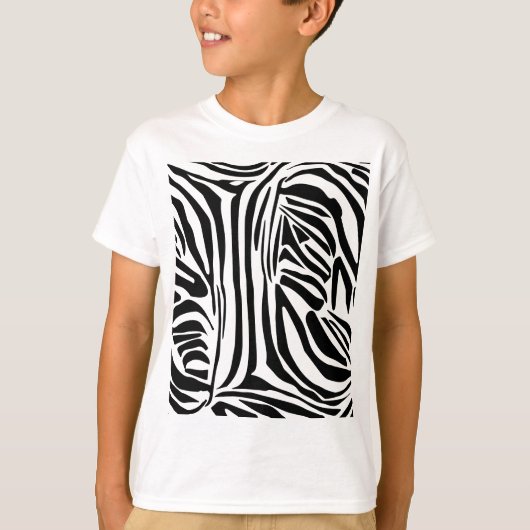 T-shirt Motif zèbre (Devant)
