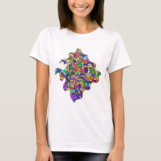 T-shirt  Motifs Abstraits  (Devant)