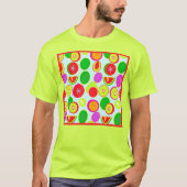 T-shirt Motifs de fruits exotiques tropicaux. Commandez dè (Devant)