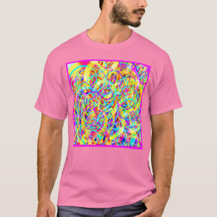 T-shirt Motifs de néon brillant