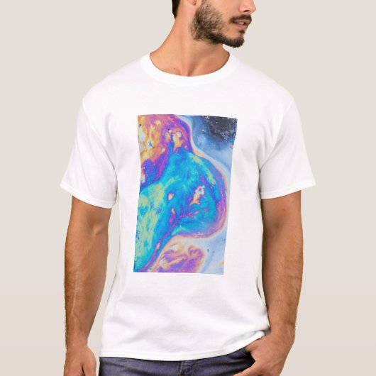 T-shirt Motifs d'huile colorés, Canada (Devant)