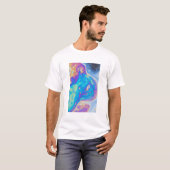 T-shirt Motifs d'huile colorés, Canada (Devant entier)