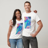 T-shirt Motifs d'huile colorés, Canada (Unisexe)