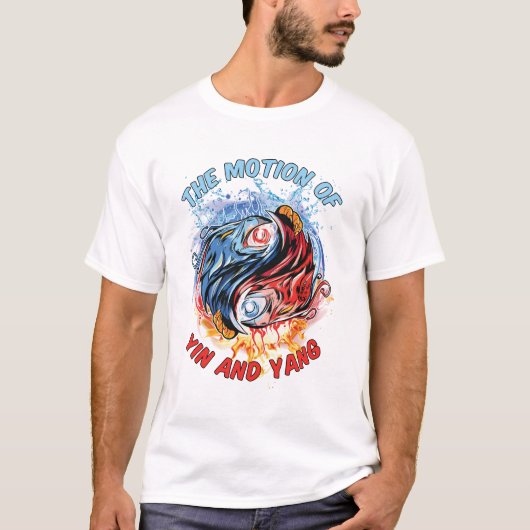 T-shirt Motion De Yin Et Yang Men White (Devant)