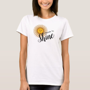 T-Shirt Motivant CHOISISSEZ DE BRILLER Soleil