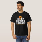 T-Shirt Motivant : Continuez D'Avancer (Devant entier)