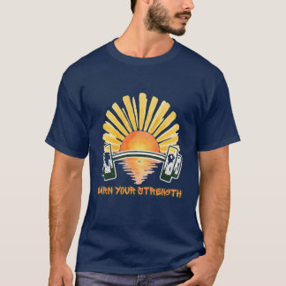 T-shirt Motivant de Gym pour Gagner en Force
