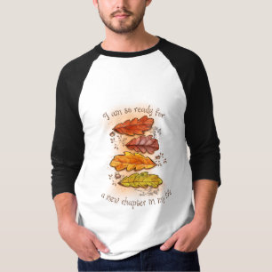 T-shirt motivant "Embrasser les nouveaux départs"