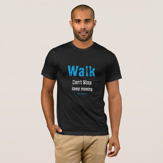 T-shirt motivatie om te bewegen (Voorkant volledig)