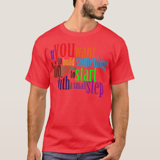 T-shirt motivating words