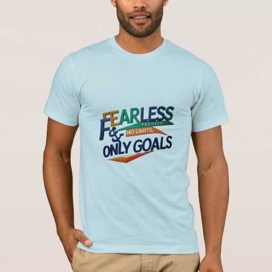 T-shirt Motivation Bella+Canvas à manches courtes (Devant)