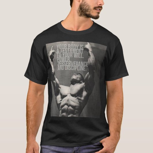 T-shirt Motivation "Body building" (Devant)