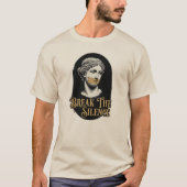 T-shirt Motivation « Briser le silence » (Devant)