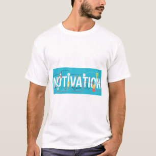 T-shirt Motivation – Conception de typographie minimaliste