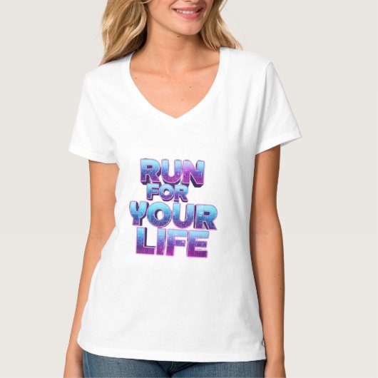 T-shirt Motivation de course professionnelle (Devant)