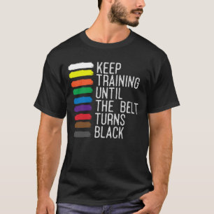 T-shirt Motivation de la ceinture noire Taekwondo Jiu Jits