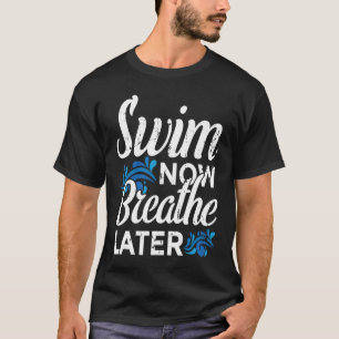 T-shirt Motivation de natation