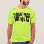 T-shirt Motivation du gymnase - CONQUER (Devant)