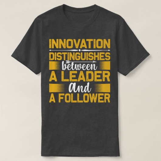 T-shirt Motivation Innovation Distingue (Design devant)