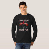 T-shirt Motivation - La créativité est l'intelligence (Devant entier)