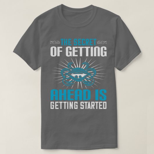 T-shirt Motivation Le Secret D'Avancer (Design devant)