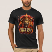 T-Shirt Motivation Lion Sans Peur (Devant)