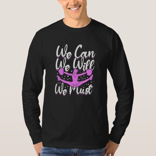 T-shirt Motivation, Nous Pouvons, Nous Devons (Devant)