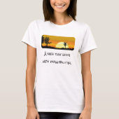 T-shirt Motivation Nouvel Jour Sunrise (Devant)