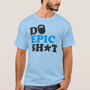 T-shirt Motivation physique de l'entraînement (Kettlebell)