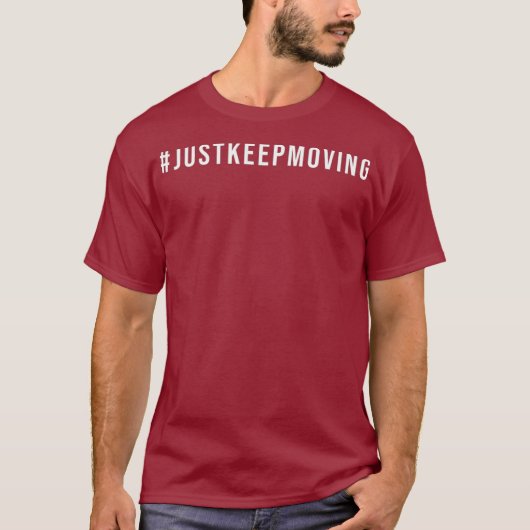 T-shirt Motivation pour simplement continuer à faire de la (Devant)